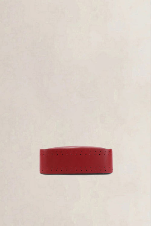 Delvaux Rosso Pensée Jumping Calf Shoulder Bag