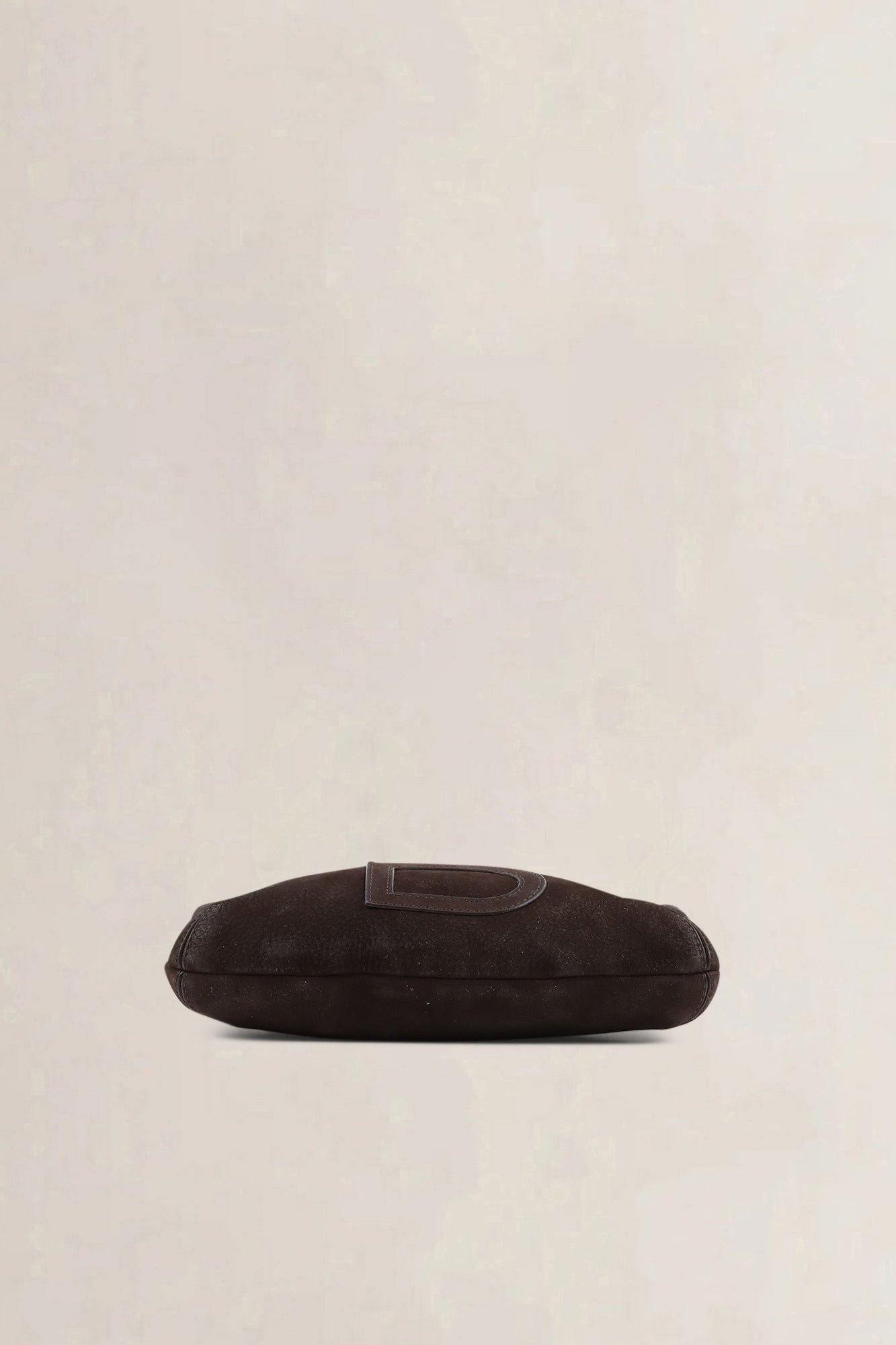 Delvaux Brown Nubuck Louise Pochette Bag