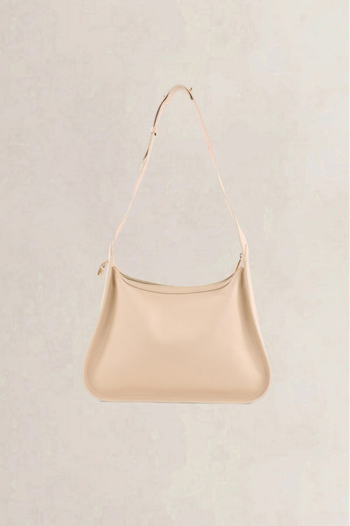Delvaux Beige Pensée Jumping Calf Shoulder Bag