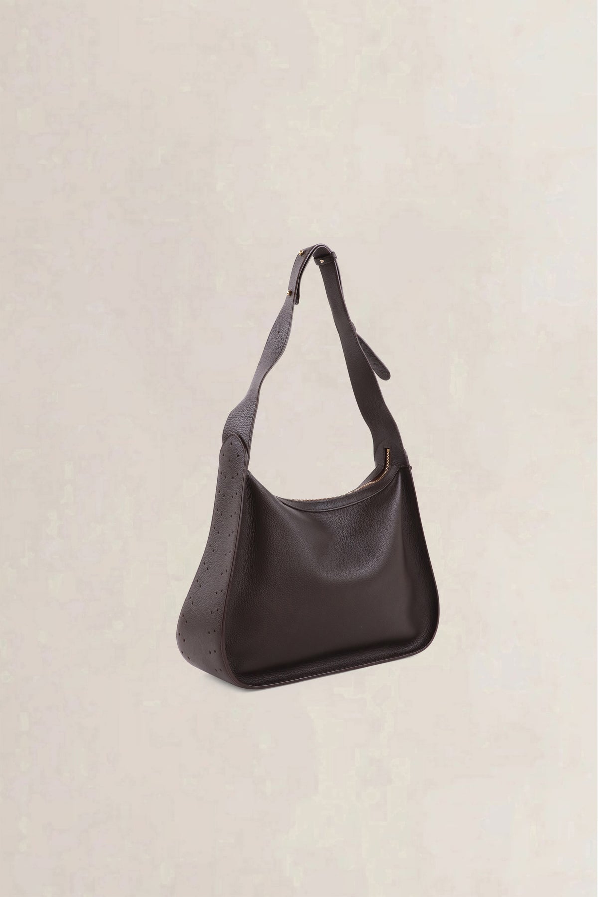 Delvaux Dark Brown Pensée Shoulder Bag