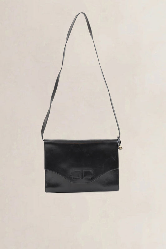 Delvaux Black Bourgogne Crossbody Bag