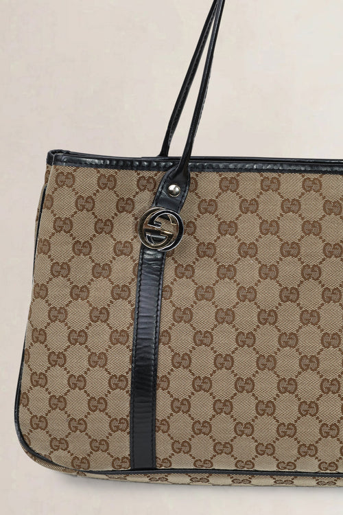 Gucci GG Canvas Twins Shoulder Bag