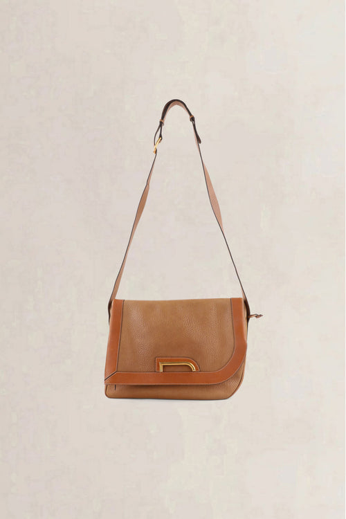 Delvaux Vintage Cognac Crossbody Bag