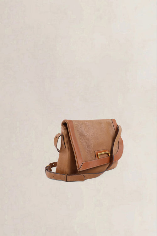 Delvaux Vintage Cognac Crossbody Bag