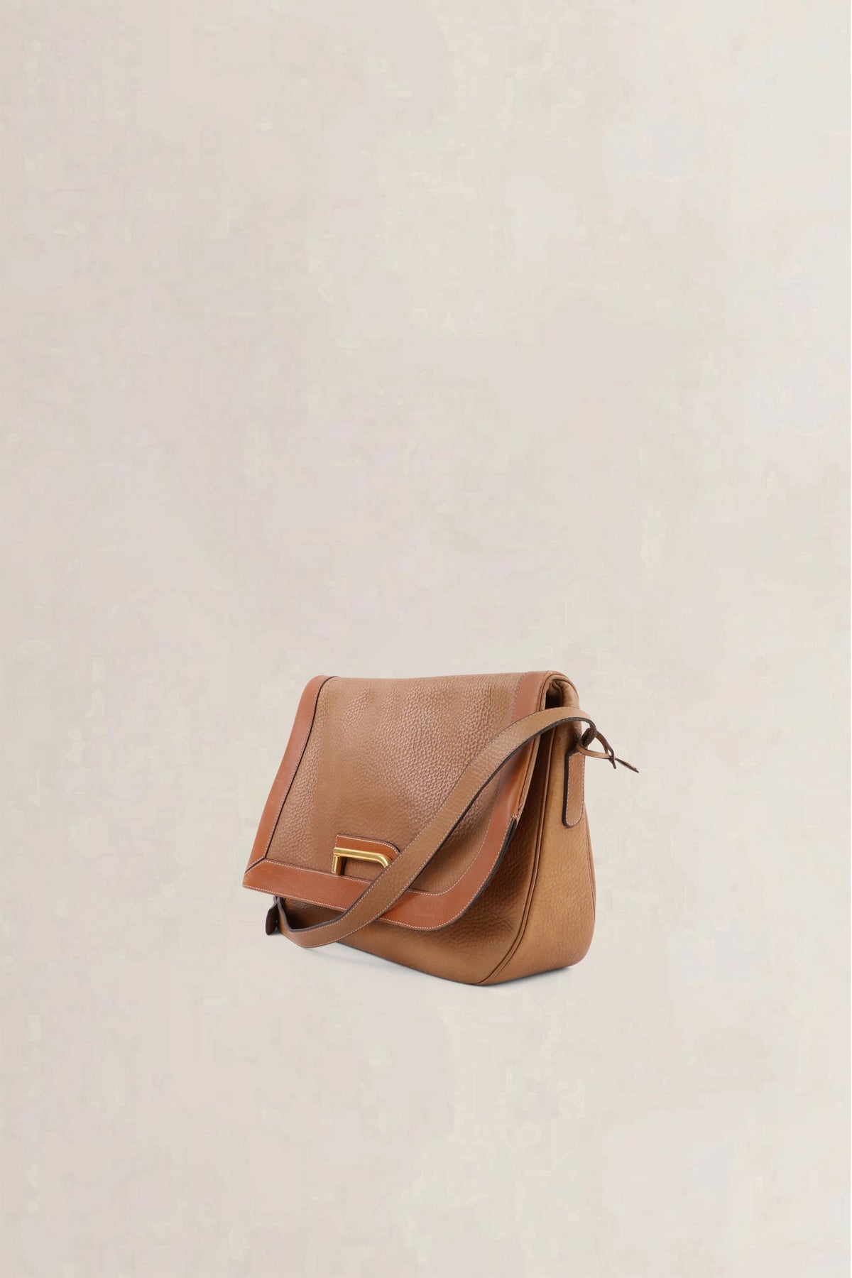 Delvaux Vintage Cognac Crossbody Bag