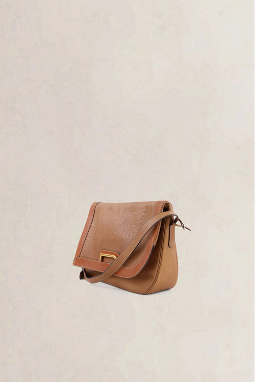 Delvaux Vintage Cognac Crossbody Bag