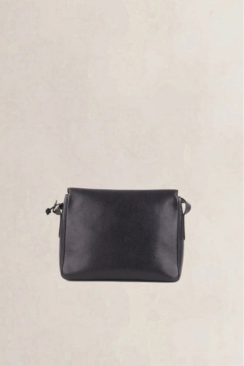 Delvaux Black Poirier Jumping Calf Crossbody Bag