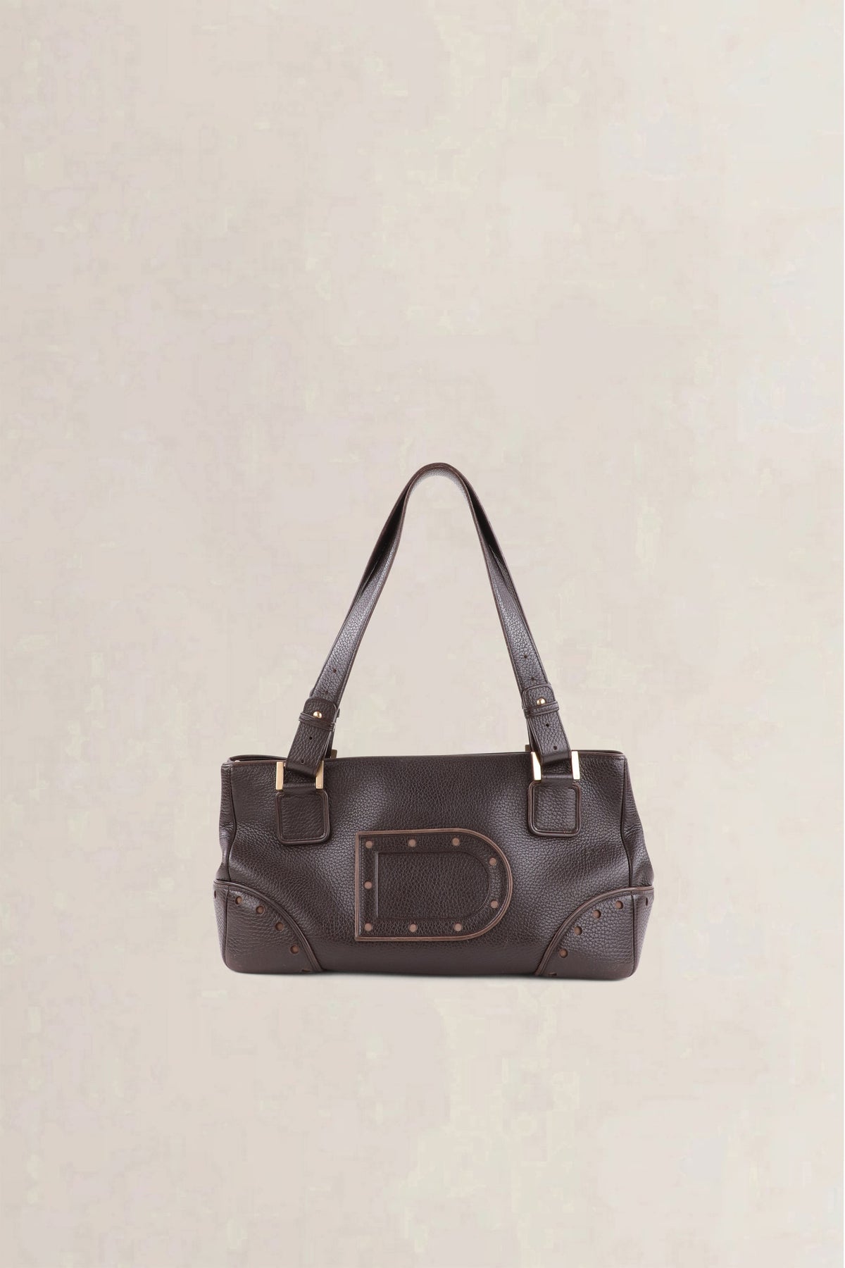Delvaux Dark Brown Le Jacques Shoulder Bag