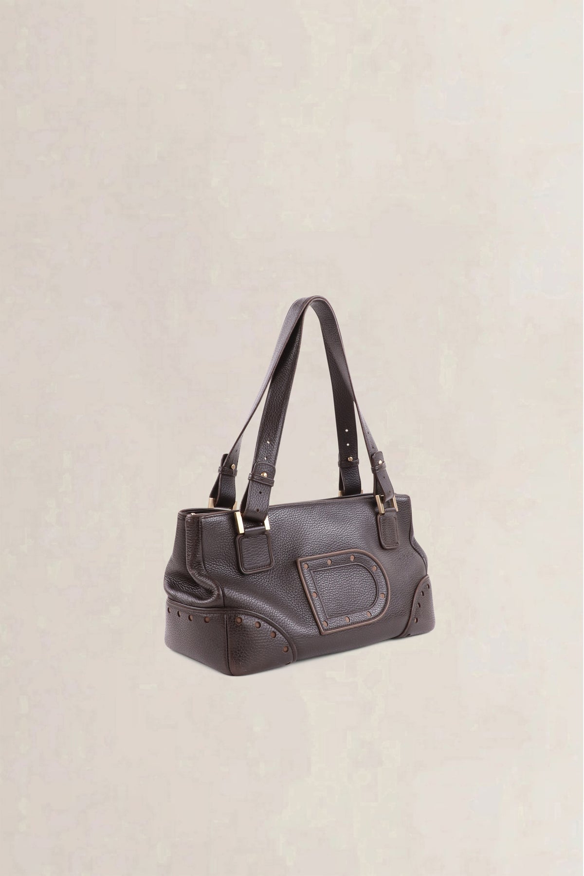 Delvaux Dark Brown Le Jacques Shoulder Bag