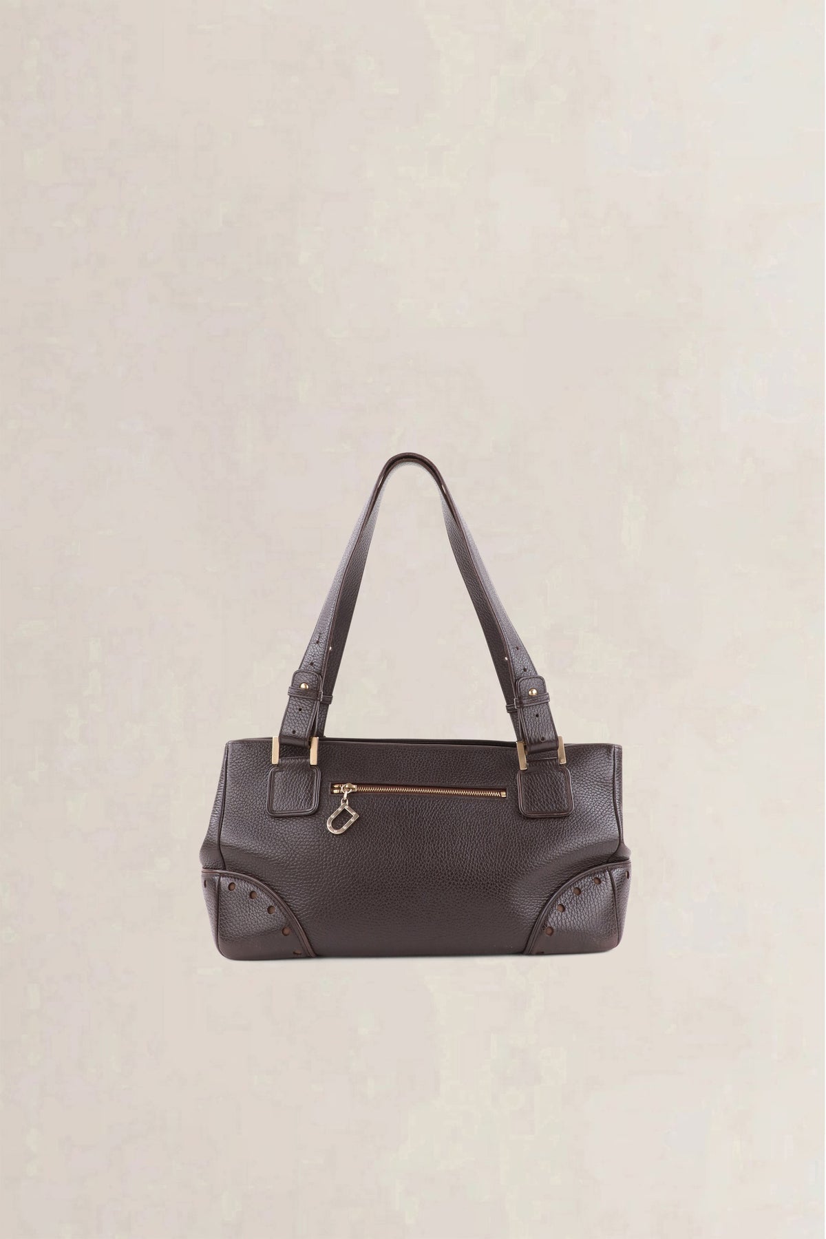 Delvaux Dark Brown Le Jacques Shoulder Bag