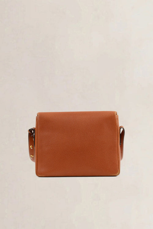 Delvaux Camel Poirier Crossbody Bag
