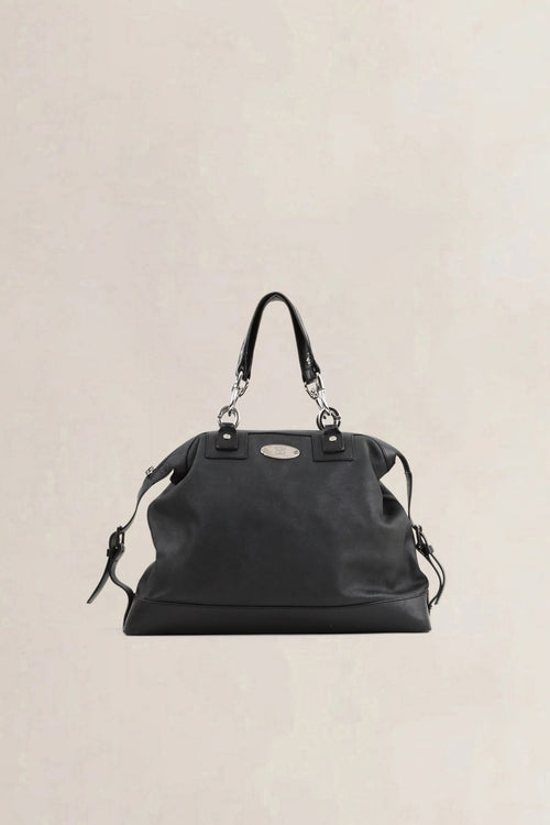 Céline Black Leather Shoulder Bag