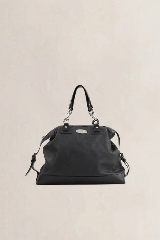 Céline Black Leather Shoulder Bag