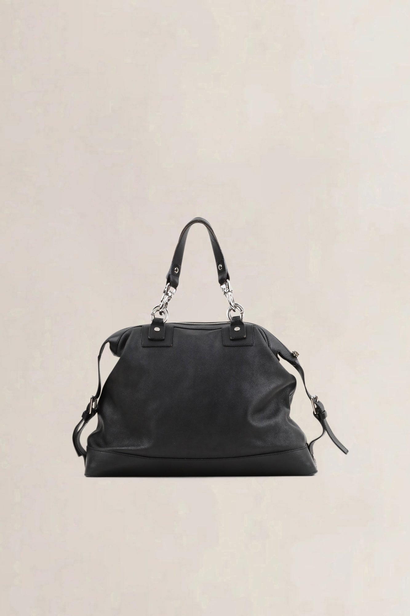 Céline Black Leather Shoulder Bag
