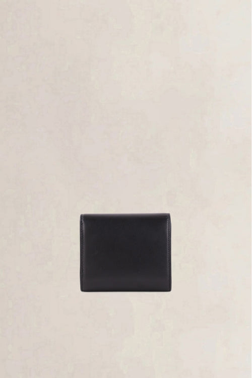Céline Triomphe Black Trifold Wallet