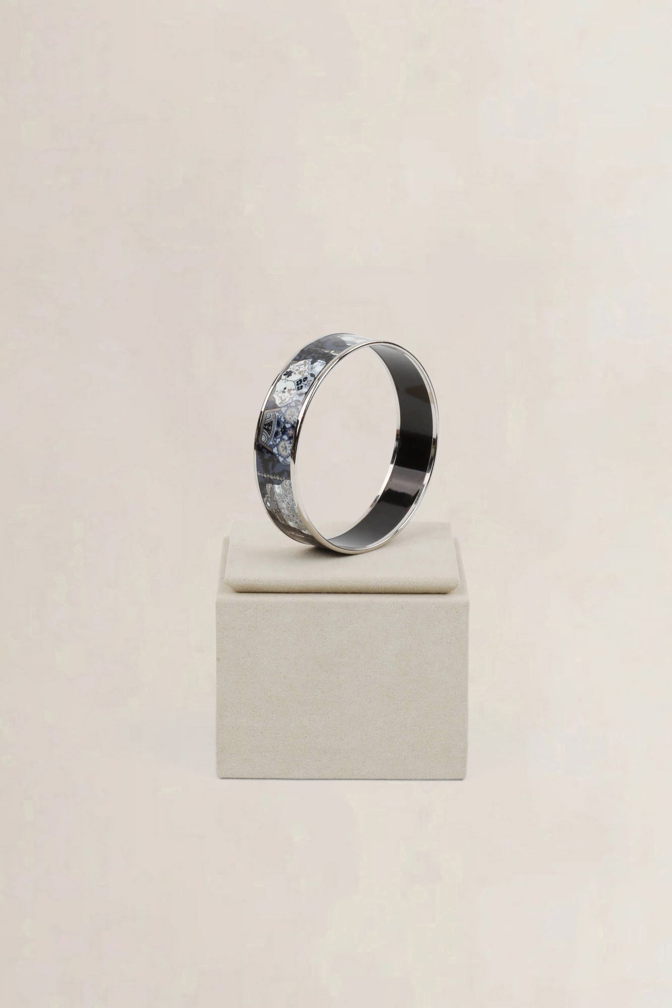 Hermès Blue/Grey Enamel Bracelet
