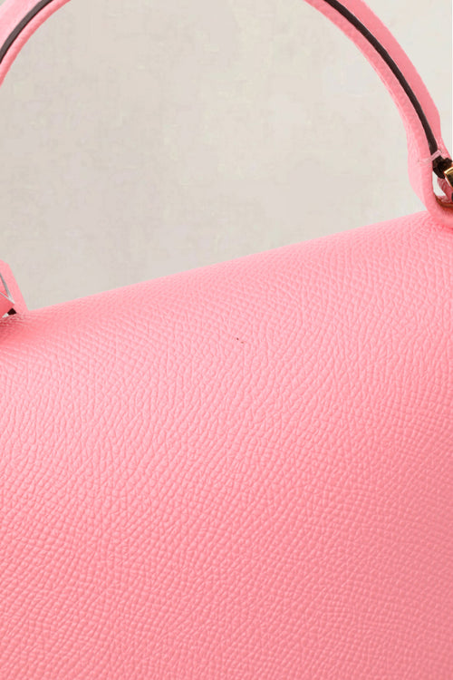 Delvaux Pink Tempête Alpina Calf Small Crossbody Bag