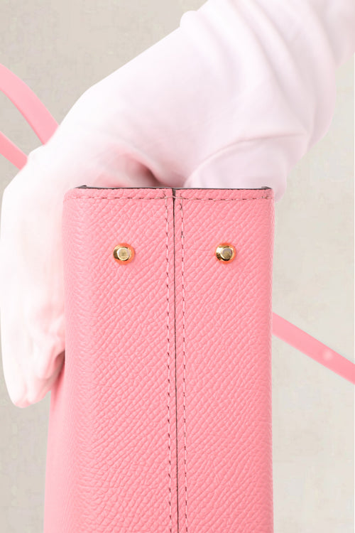 Delvaux Pink Tempête Alpina Calf Small Crossbody Bag
