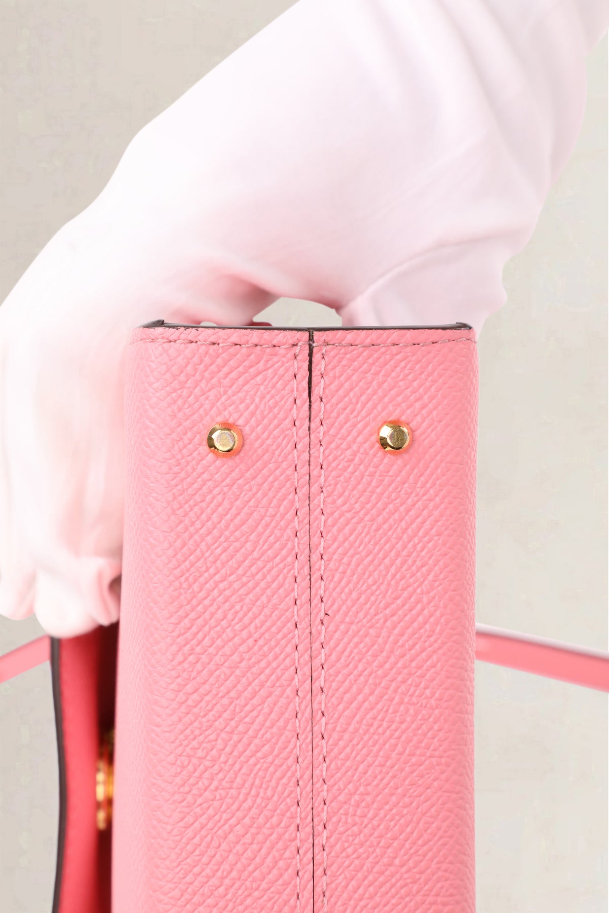 Delvaux Pink Tempête Alpina Calf Small Crossbody Bag