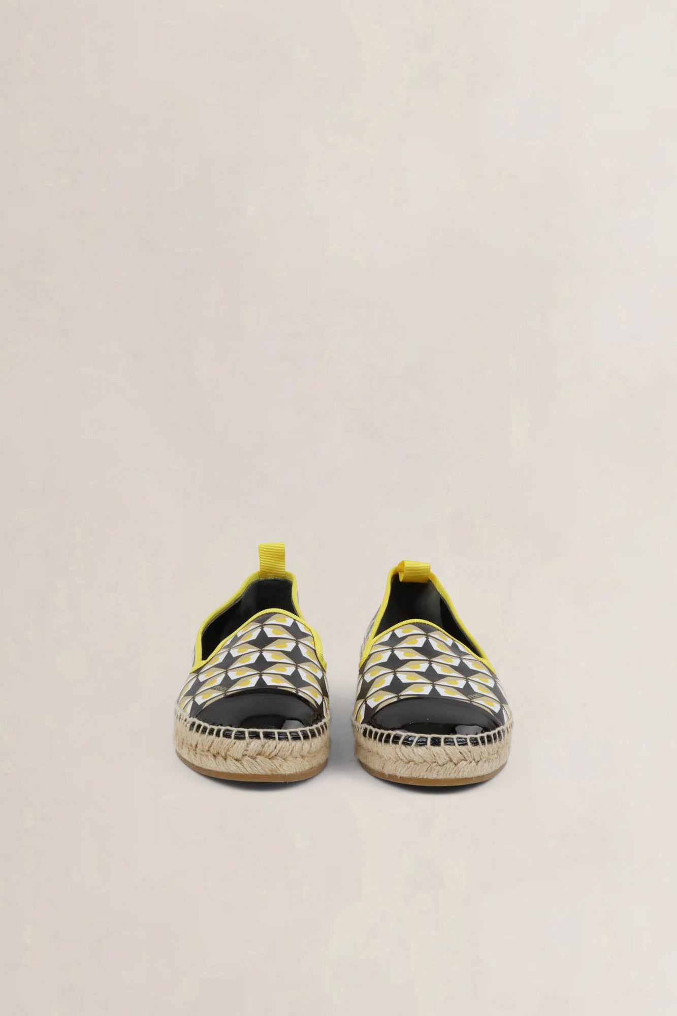 Fendi Black/Yellow Espadrilles