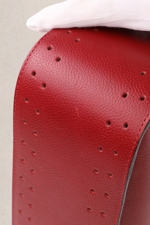 Delvaux Rosso Pensée Jumping Calf Shoulder Bag