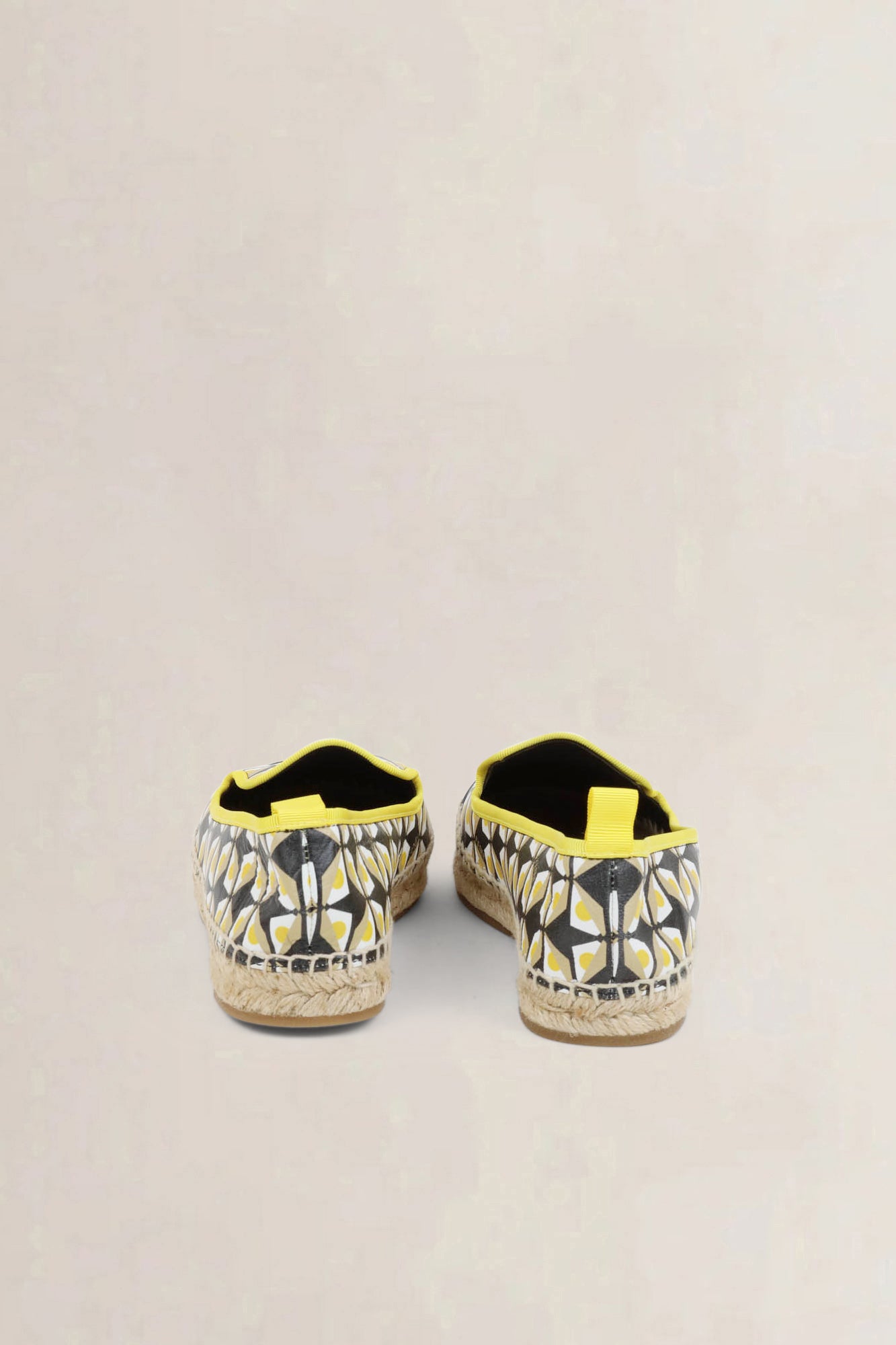 Fendi Black/Yellow Espadrilles