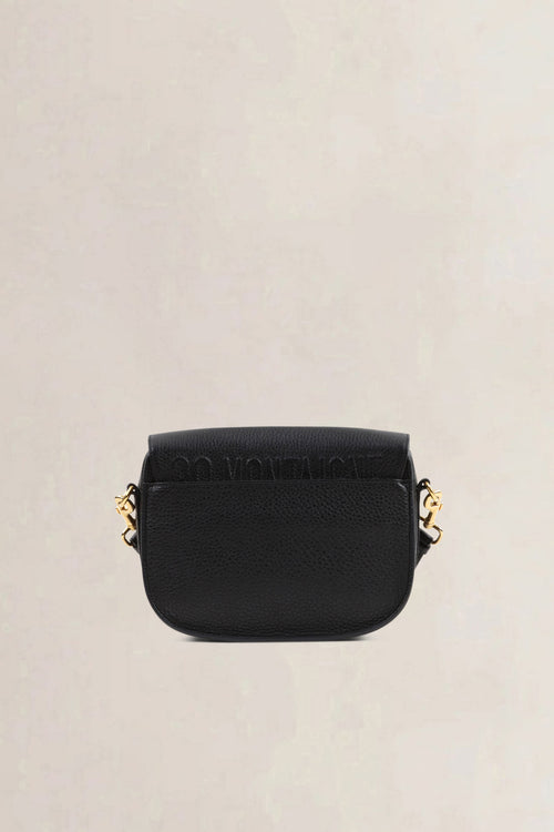 Christian Dior Black Grained Calfskin Bobby Medium Crossbody Bag