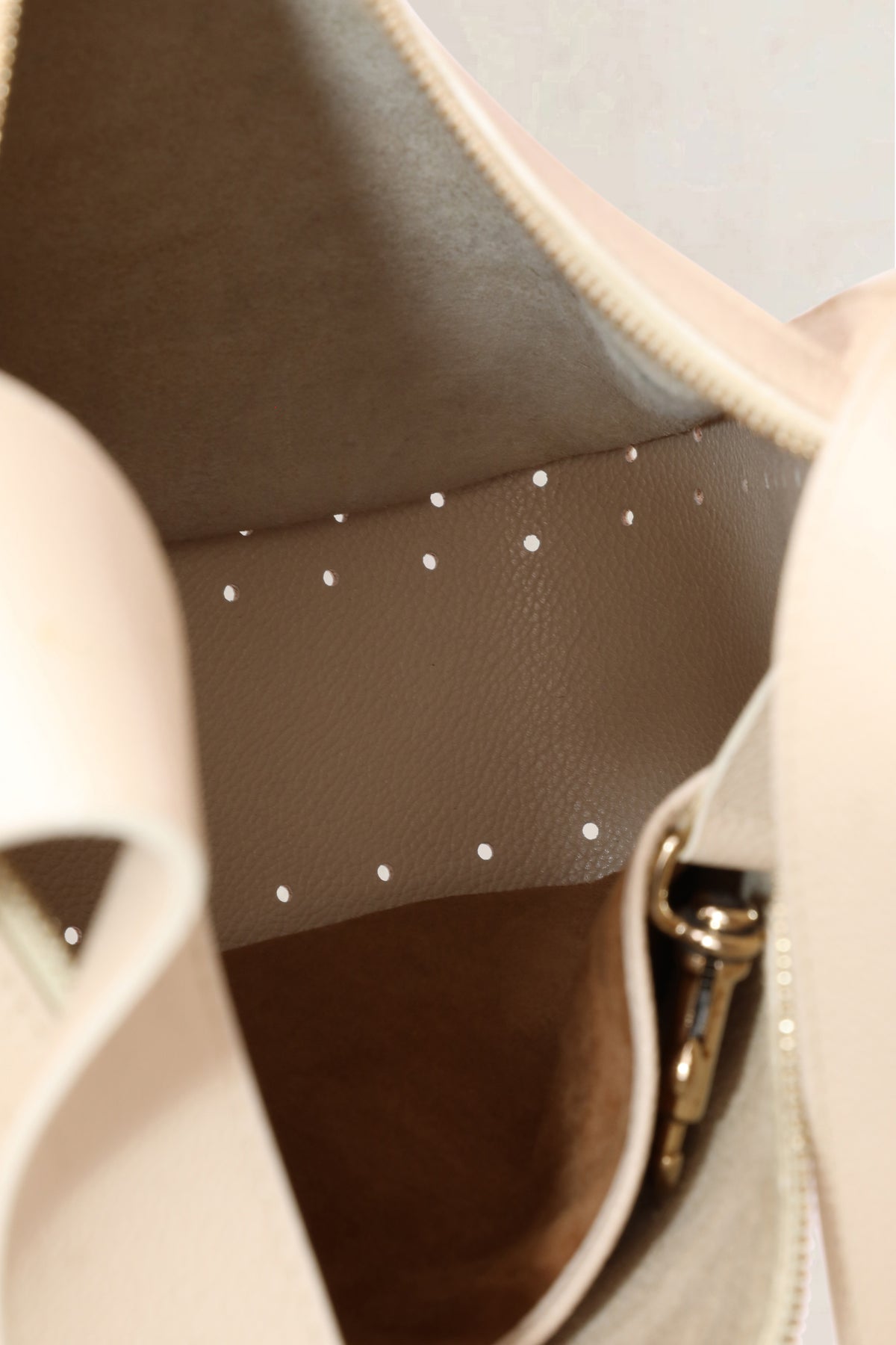 Delvaux Beige Pensée Jumping Calf Shoulder Bag
