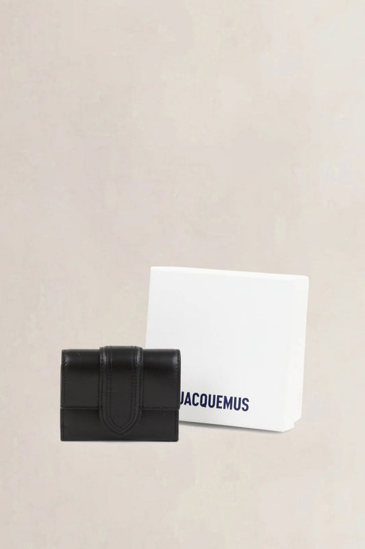 Jacquemus Black Le Compact Bambino Wallet