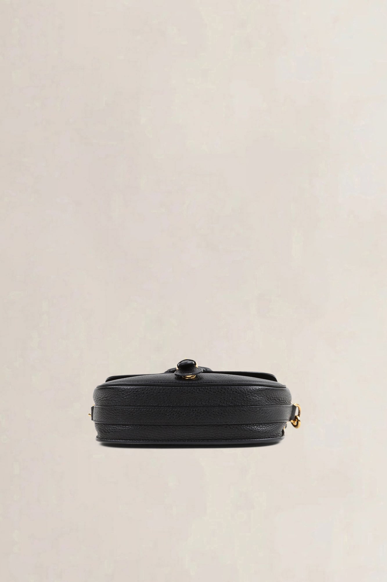 Christian Dior Black Grained Calfskin Bobby Medium Crossbody Bag