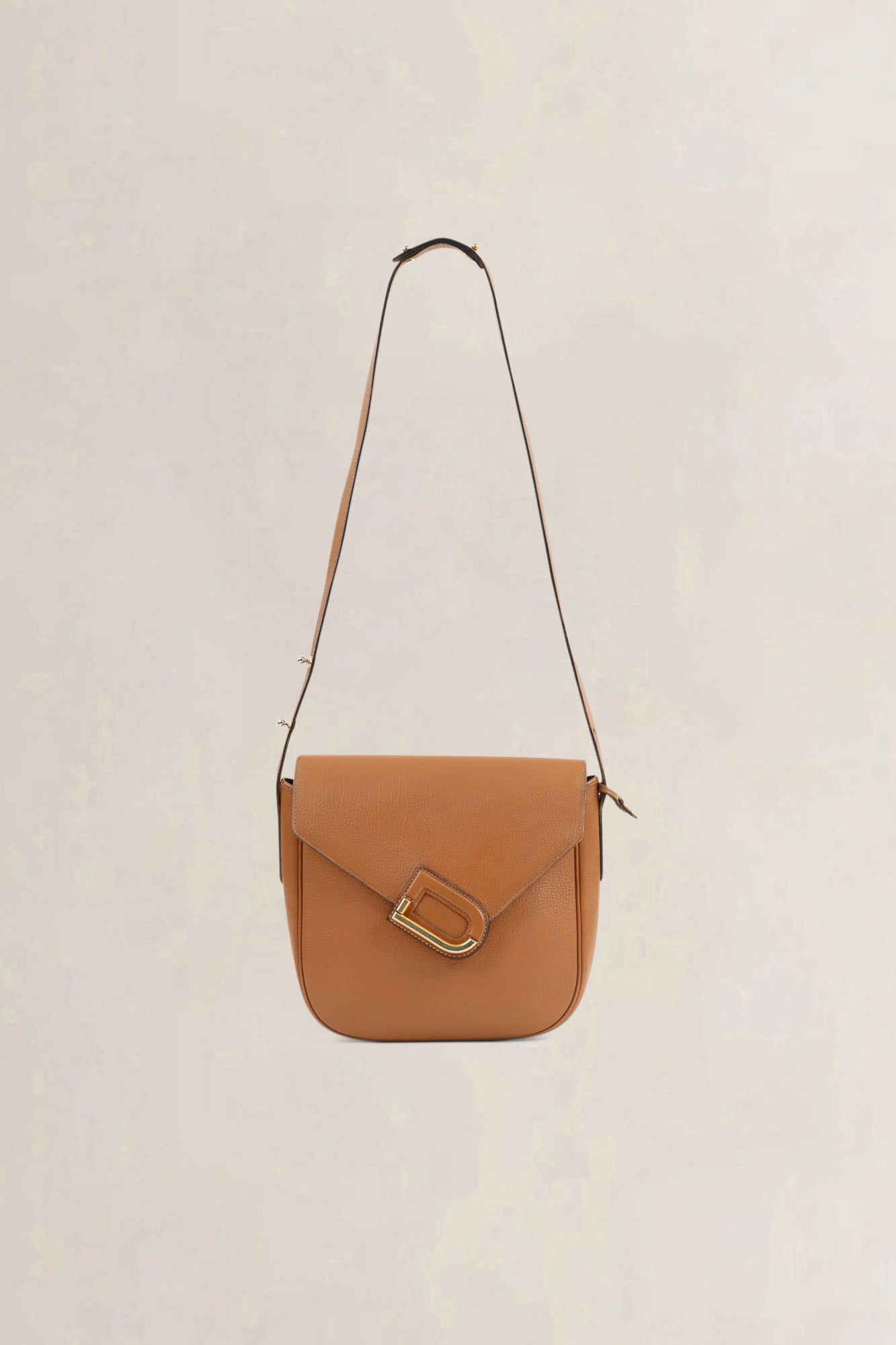 Delvaux Brown Leather Orphé Crossbody Bag