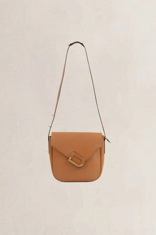 Delvaux Brown Leather Orphé Crossbody Bag