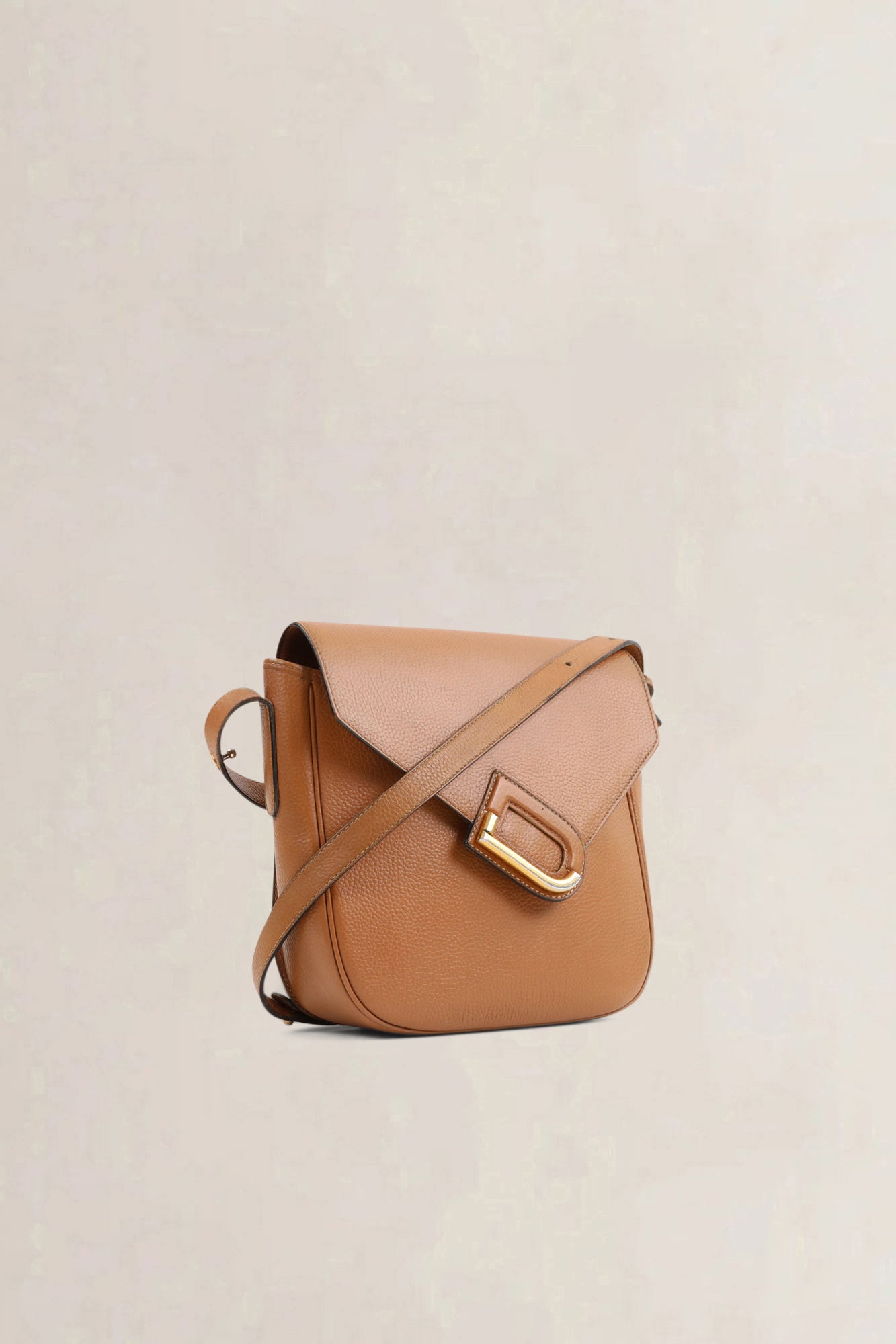 Delvaux Brown Leather Orphé Crossbody Bag