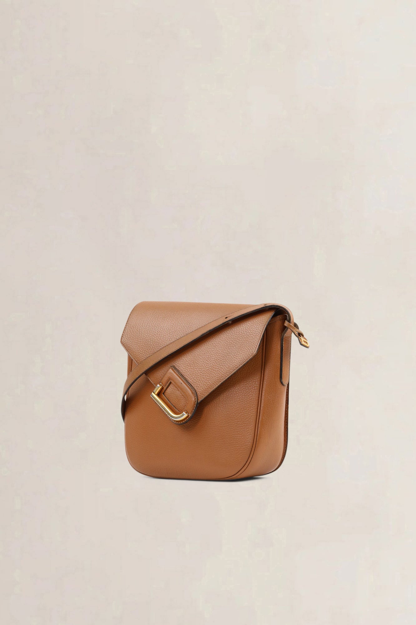 Delvaux Brown Leather Orphé Crossbody Bag