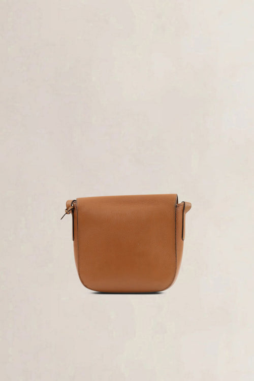 Delvaux Brown Leather Orphé Crossbody Bag