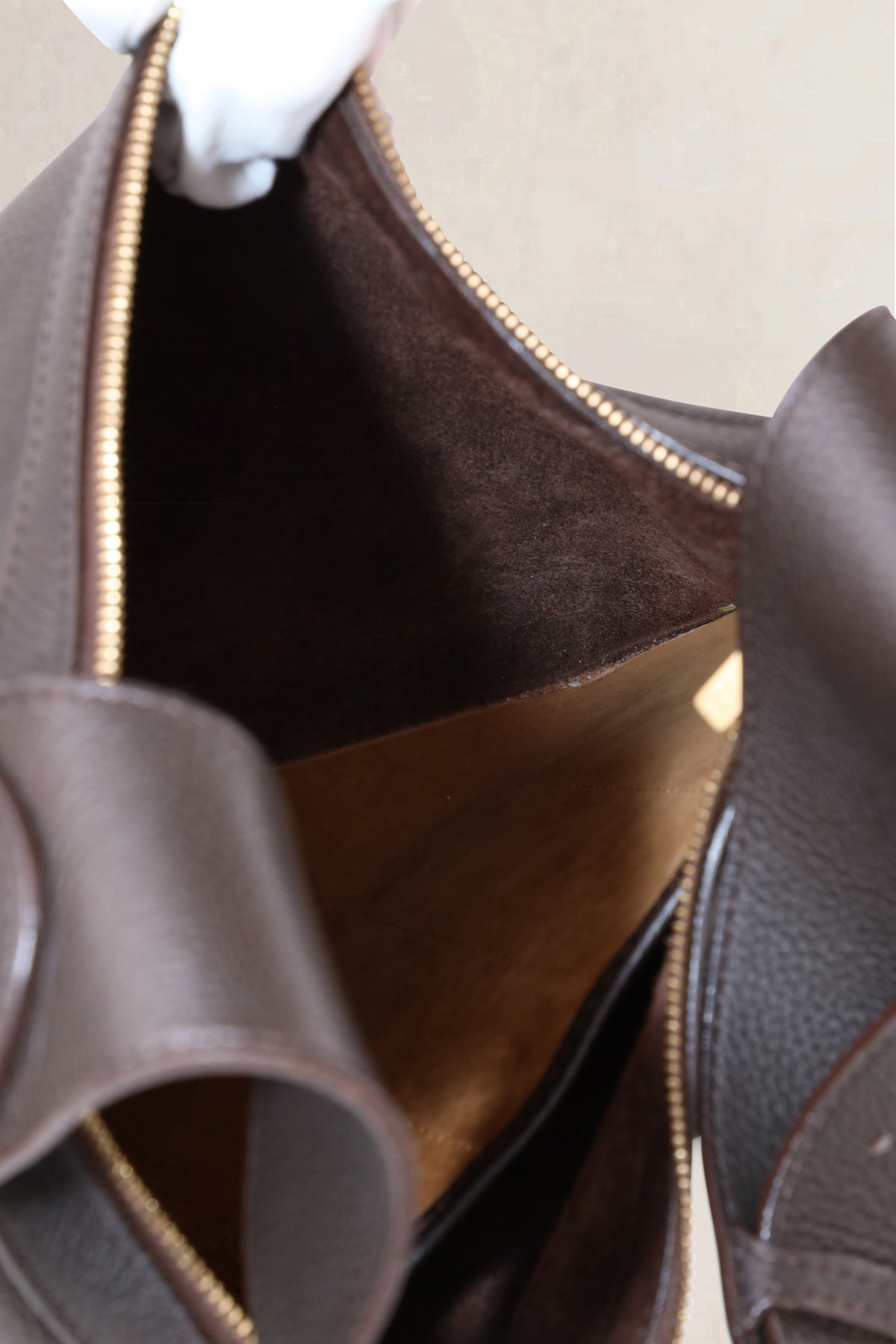 Delvaux Dark Brown Pensée Shoulder Bag
