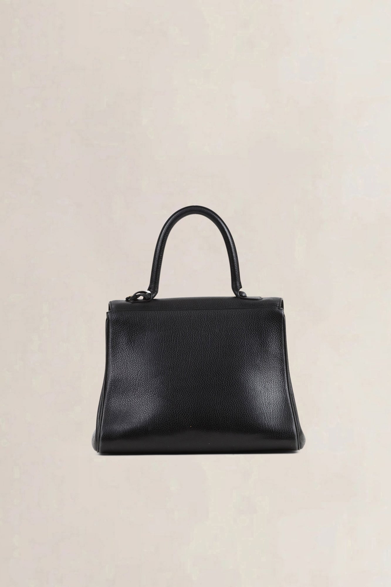Delvaux Brillant Black MM Top Handle Bag
