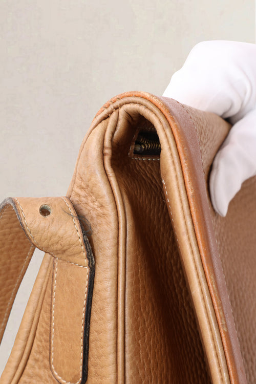 Delvaux Vintage Cognac Crossbody Bag