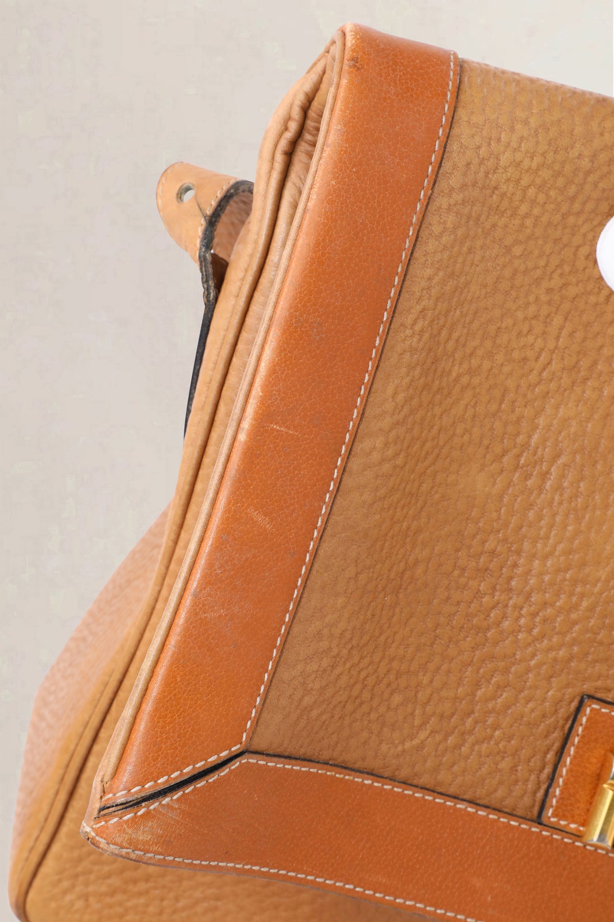 Delvaux Vintage Cognac Crossbody Bag