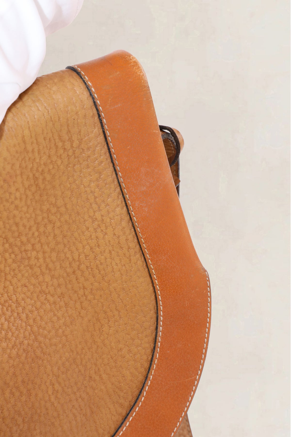 Delvaux Vintage Cognac Crossbody Bag