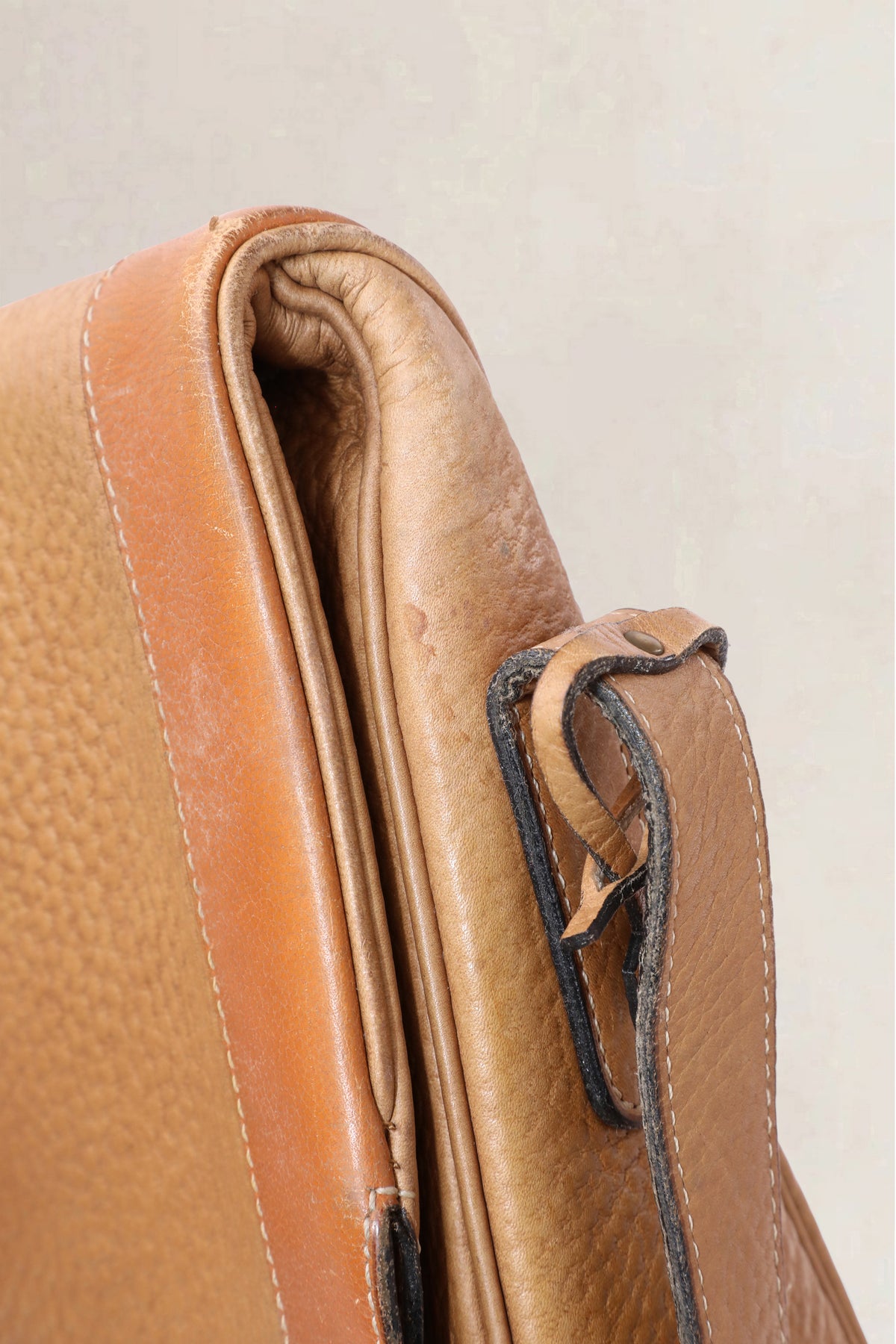 Delvaux Vintage Cognac Crossbody Bag