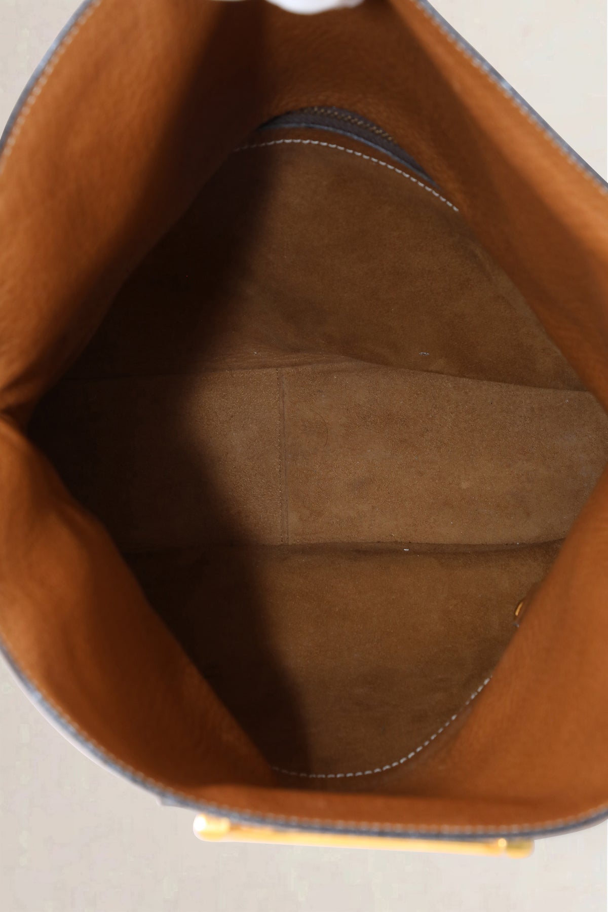 Delvaux Vintage Cognac Crossbody Bag