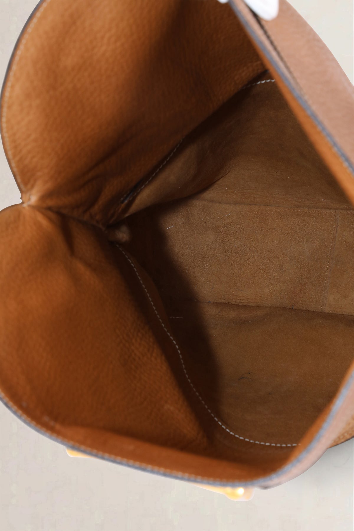 Delvaux Vintage Cognac Crossbody Bag
