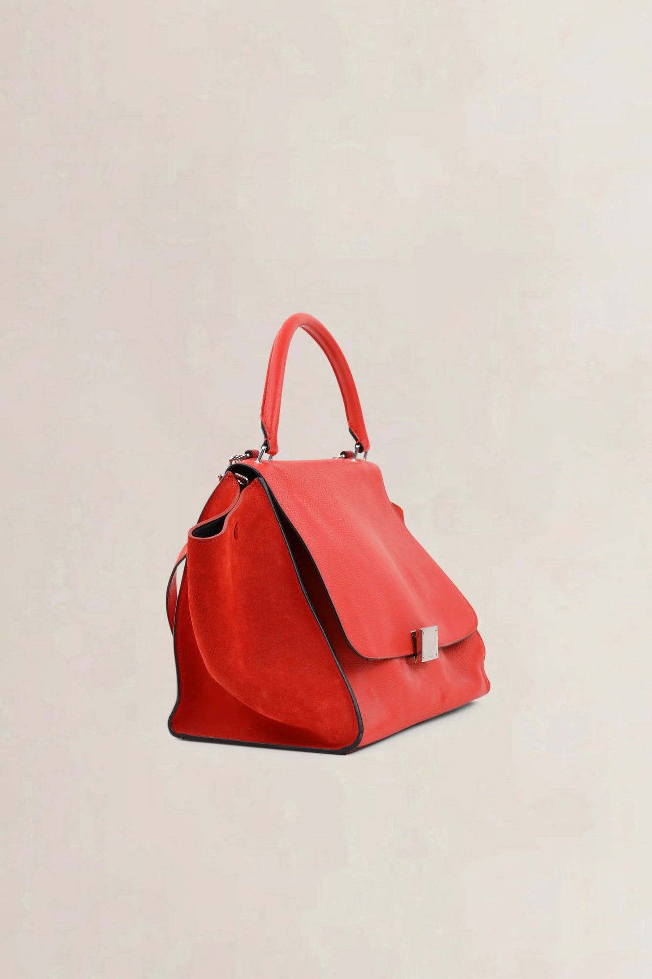 Celine Coral Trapeze Shoulder Bag