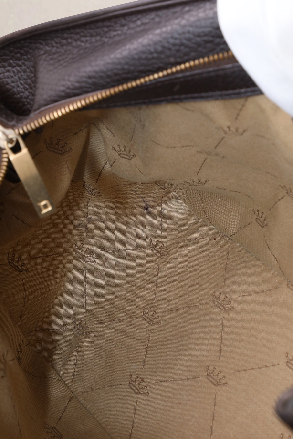 Delvaux Dark Brown Le Jacques Shoulder Bag