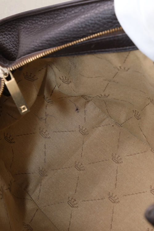 Delvaux Dark Brown Le Jacques Shoulder Bag