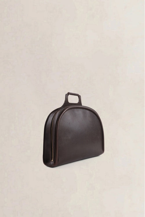Delvaux Vintage Dark Brown Jumping Calf Backpack