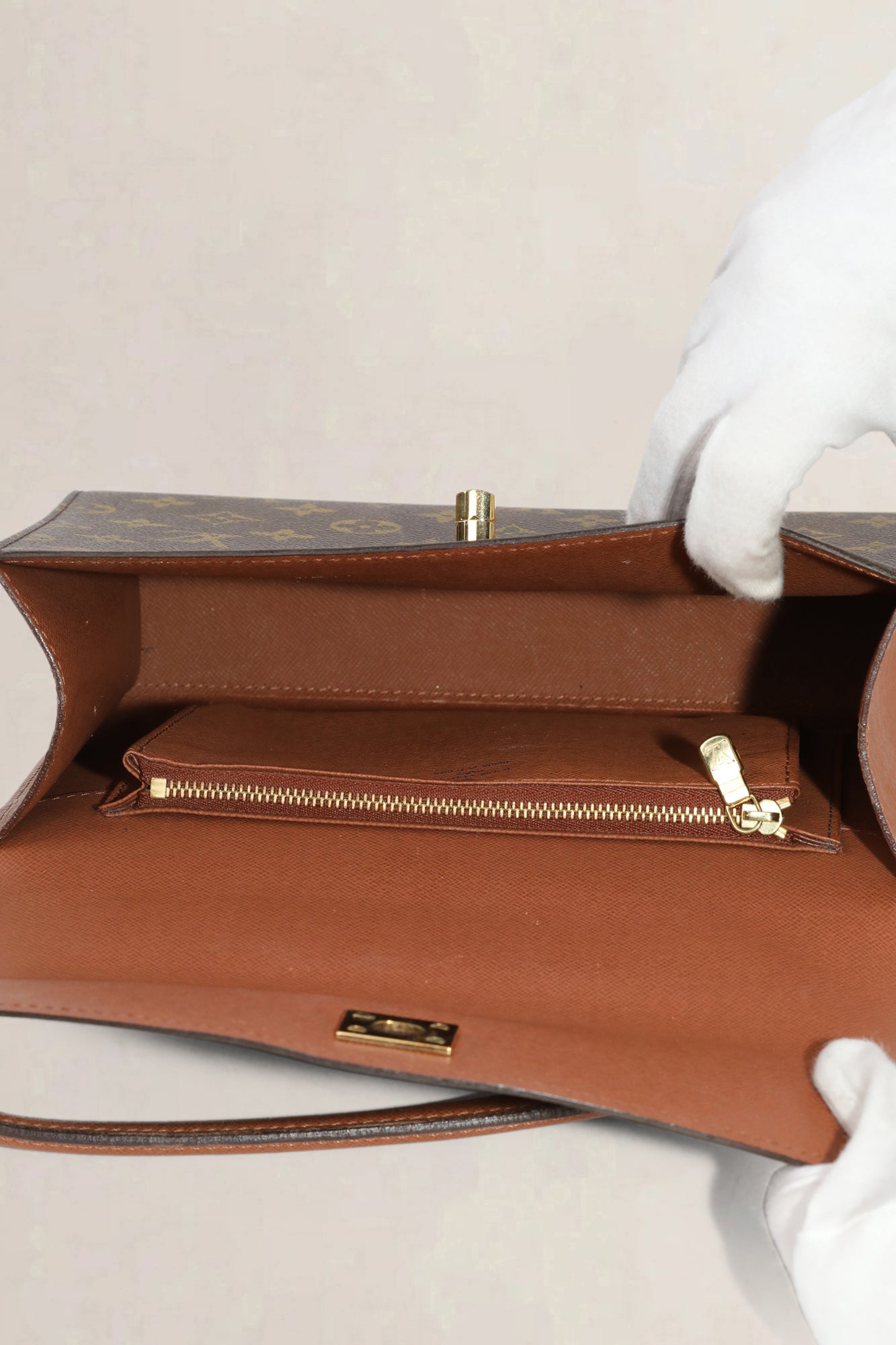Louis Vuitton Monogram Malherbes Top Handle Bag