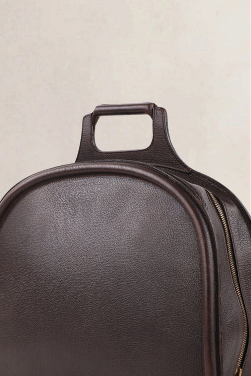 Delvaux Vintage Dark Brown Jumping Calf Backpack