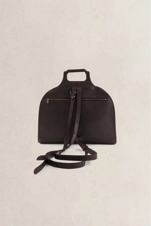 Delvaux Vintage Dark Brown Jumping Calf Backpack